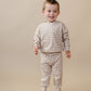 Jogger Set | Beige Gingham