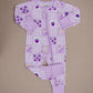 Bamboo Zip Romper | Raspberry