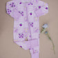 Bamboo Zip Romper | Raspberry