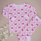 Bamboo Two Piece Set | Pink Butterfly