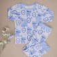 Bamboo Two Piece Set | Blue Bow