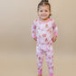 Bamboo Two Piece Set | Pink Christmas