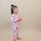 Bamboo Two Piece Set | Pink Christmas