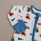 Bamboo Zip Romper | Touchdown Teddy