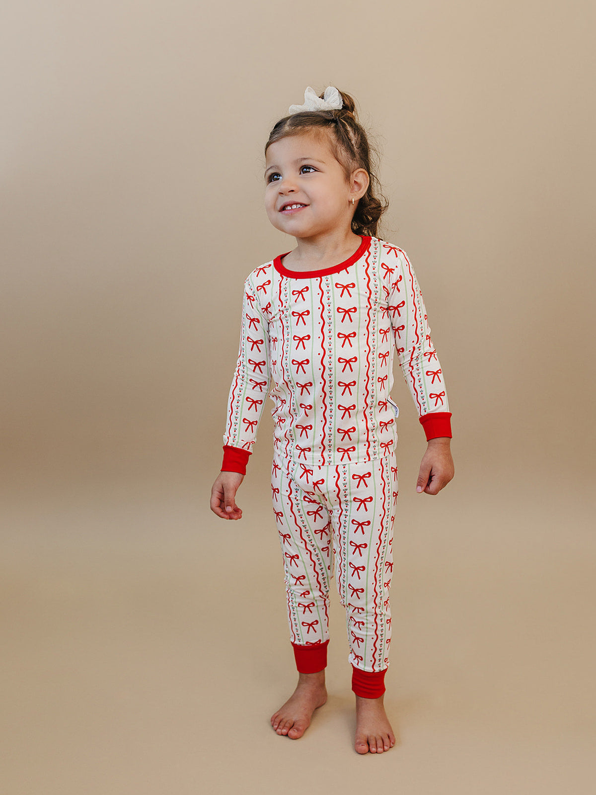 Bamboo Two Piece Set | Christmas Bows