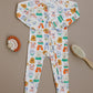 Bamboo Zip Romper | Puppy Club