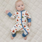 Bamboo Zip Romper | Touchdown Teddy
