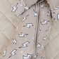 Bamboo Zip Romper | Latte Bolts