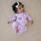Bamboo Zip Romper | Raspberry