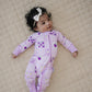 Bamboo Zip Romper | Raspberry