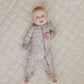 Bamboo Zip Romper | Latte Bolts