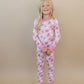 Bamboo Two Piece Set | Pink Christmas