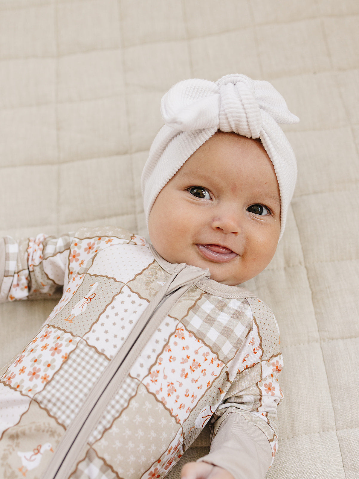 Bamboo Zip Romper | Cottage Goose