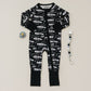 Bamboo Zip Romper | Race Cars