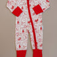Bamboo Zip Romper | North Pole Stamps
