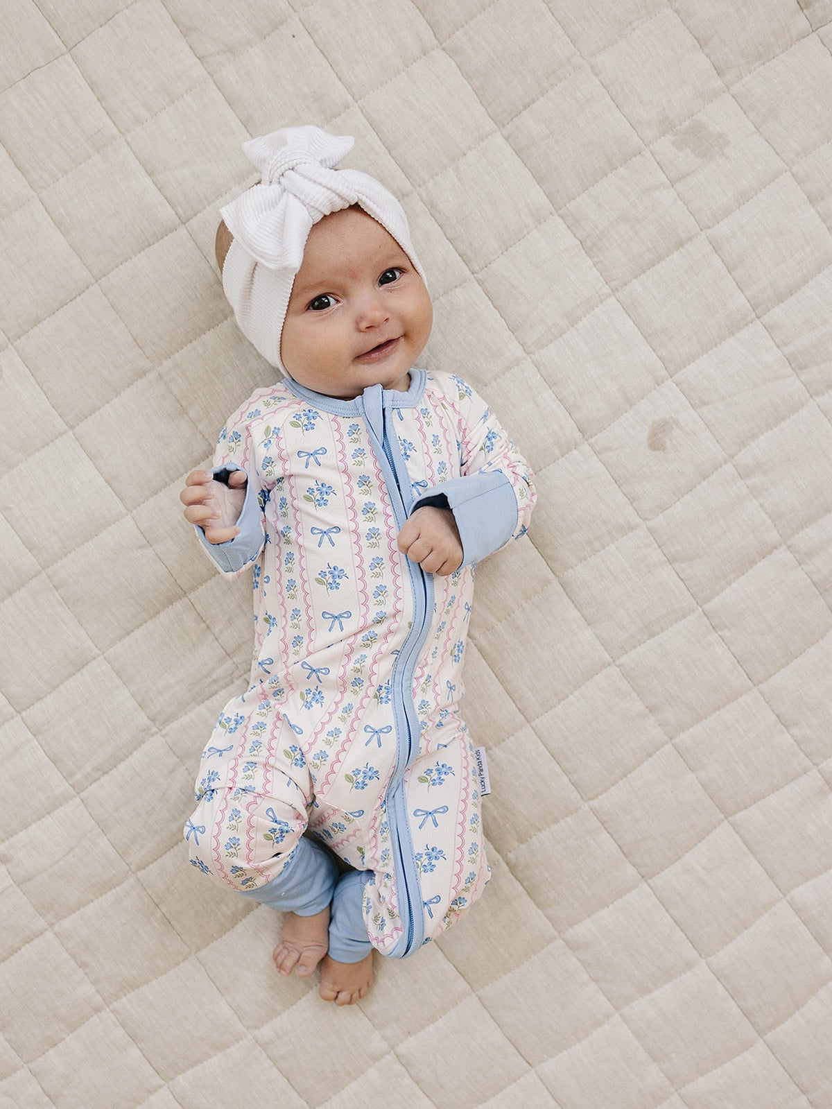 Bamboo Zip Romper | Whimsy Bloom