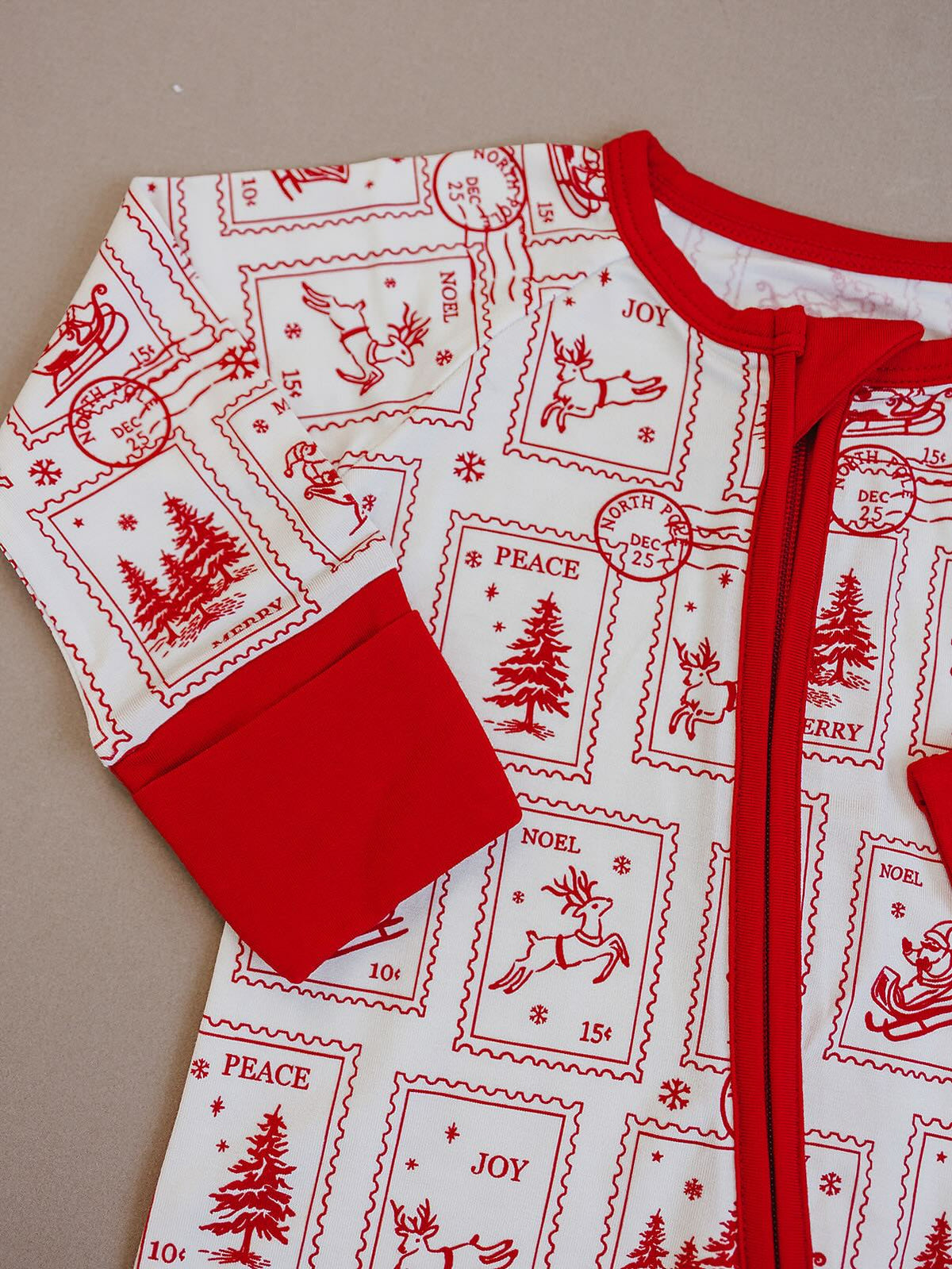 Bamboo Zip Romper | North Pole Stamps