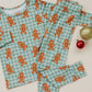 Bamboo Two Piece Set | Gingerbread Gingham