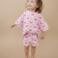 Shorts Set | Pink Butterfly