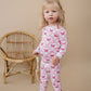 Bamboo Two Piece Set | Pink Butterfly