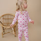 Bamboo Two Piece Set | Pink Butterfly