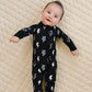 Bamboo Zip Romper | Ink Bolts
