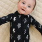 Bamboo Zip Romper | Ink Bolts