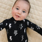 Bamboo Zip Romper | Ink Bolts