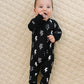 Bamboo Zip Romper | Ink Bolts
