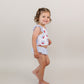 Two Piece Swimsuit | Blue Cherry
