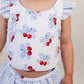 Two Piece Swimsuit | Blue Cherry