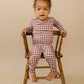 Bamboo Two Piece Set | Chocolate Gingham
