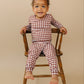 Bamboo Two Piece Set | Chocolate Gingham