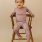 Bamboo Two Piece Set | Chocolate Gingham