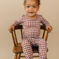 Bamboo Two Piece Set | Chocolate Gingham