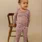 Bamboo Two Piece Set | Chocolate Gingham