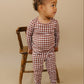 Bamboo Two Piece Set | Chocolate Gingham