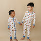Bamboo Zip Romper | Touchdown Teddy