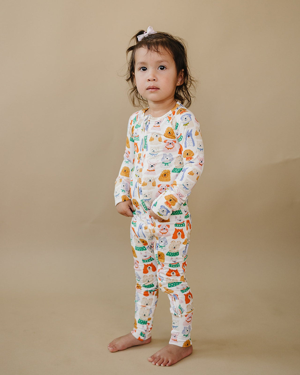 Bamboo Zip Romper | Puppy Club