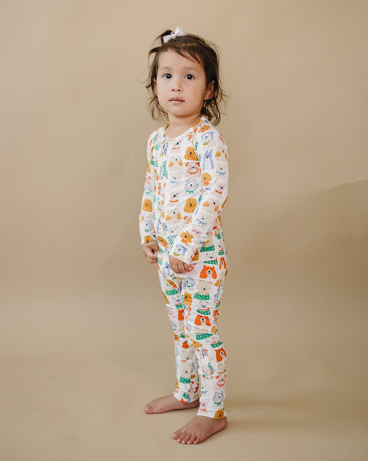 Bamboo Zip Romper | Puppy Club
