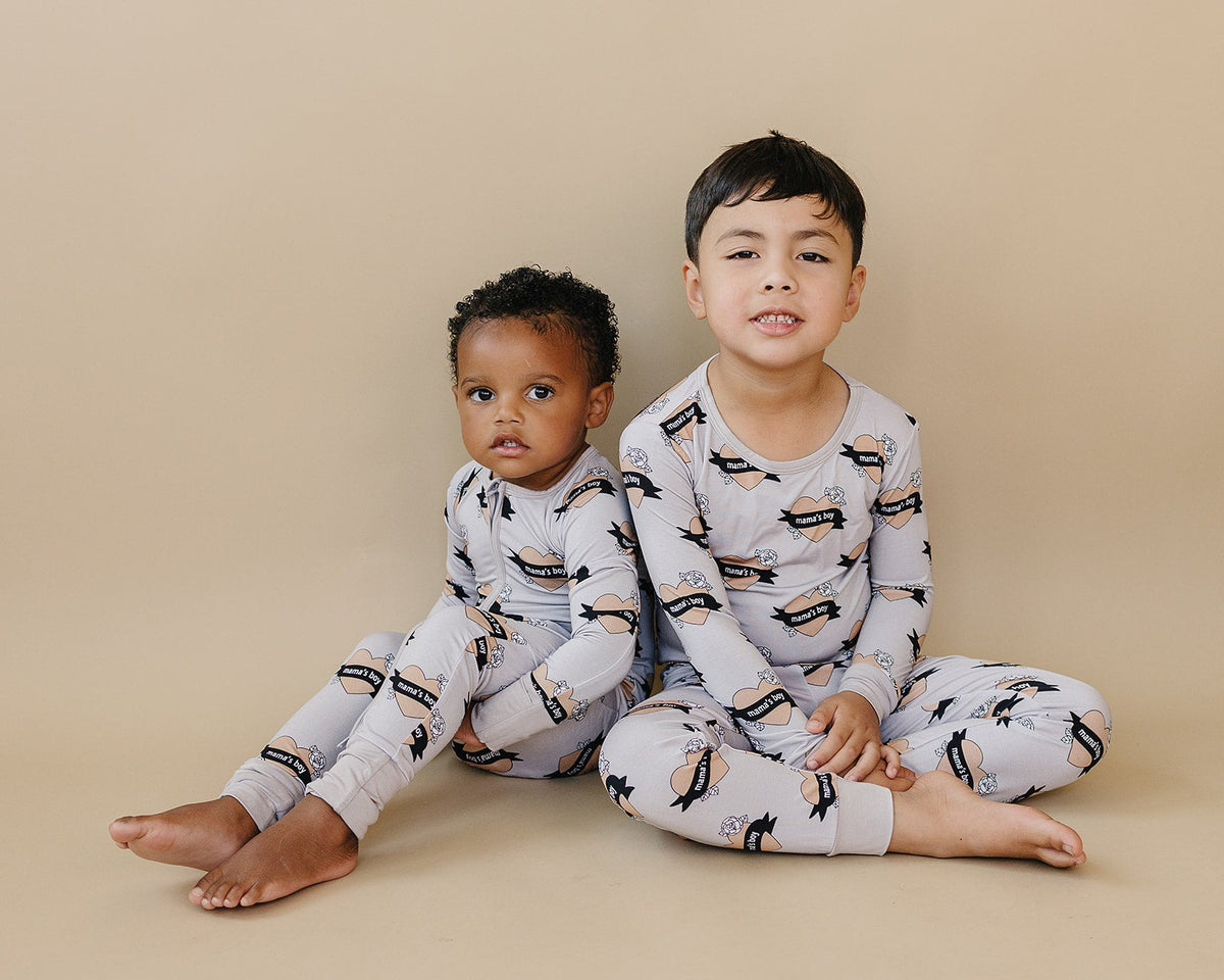 Bamboo Zip Romper | Mama's Boy