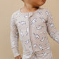 Bamboo Zip Romper | Latte Bolts