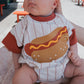 Short Sleeve Romper | Hot Dog