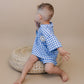 Shorts Set | Blue Gingham