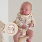 Long Sleeve Bamboo Snapsuit | Milk
