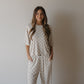 Women's Boxy Tee Lounge Set | Checkerboard