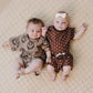 Shorts Set | Brown Polka Dots