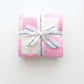 Checkered Plush Blanket | Pink