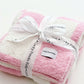 Checkered Plush Blanket | Pink