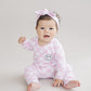 Checkered Smiley Lounge Set | Pink